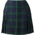 Women's Side Pleat Plaid Skort Above the Knee, Front