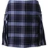 Women's Side Pleat Plaid Skort Above the Knee, Front