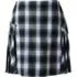 Women's Side Pleat Plaid Skort Above the Knee, Front