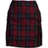 Women's Side Pleat Plaid Skort Above the Knee, Front
