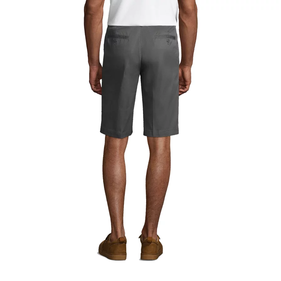 School Uniform Boys' Plain Front Blend Chino Shorts