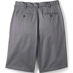 Men's Plain Front Blend Chino Shorts, Back