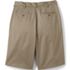 Men's Long Plain Front Blend Chino Shorts, Back
