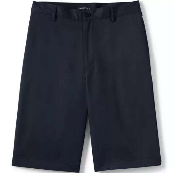 Men's Plain Front Blended Chino Shorts - primary
