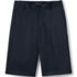 Men's Long Plain Front Blend Chino Shorts, Front