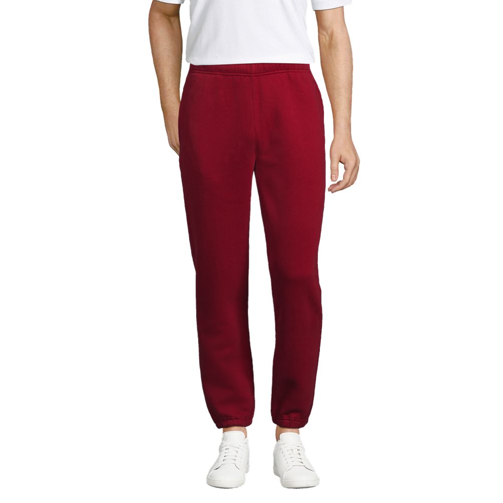 Lands' End Serious Sweats Sweatpants in Red for Men
