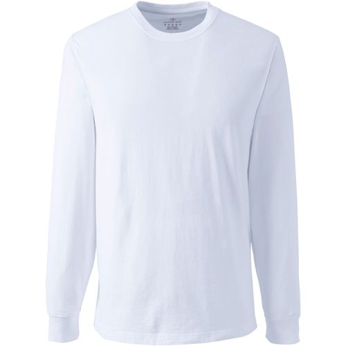 Unisex Custom Logo Long Sleeve Super-T T-Shirt | Lands' End