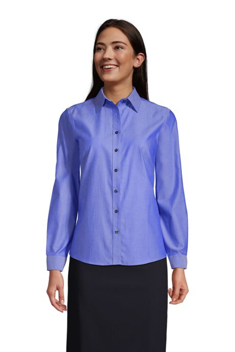 Nolwenn Men's Dress Shirt Solid Point Collar Easy Iron Long Sleeve 