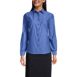 Women's Petite Long Sleeve No Iron Pinpoint Shirt, Front