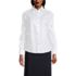 School Uniform Women's Long Sleeve No Iron Pinpoint Shirt, Front