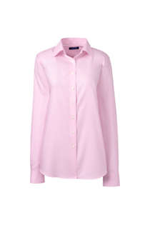 Women's Long Sleeve Solid No Iron Pinpoint Shirt