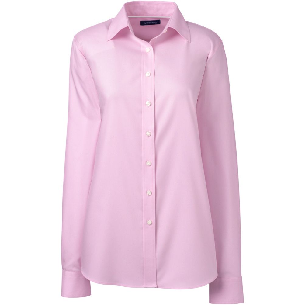 Women's Long Sleeve No Iron Pinpoint Shirt