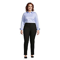 Women's Plus Size No Iron Pinpoint Shirt, alternative image