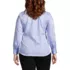 Women's Plus Size No Iron Pinpoint Shirt, Back