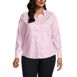 School Uniform Women's Plus Size No Iron Pinpoint Shirt, Front