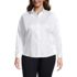 School Uniform Women's Plus Size No Iron Pinpoint Shirt, Front