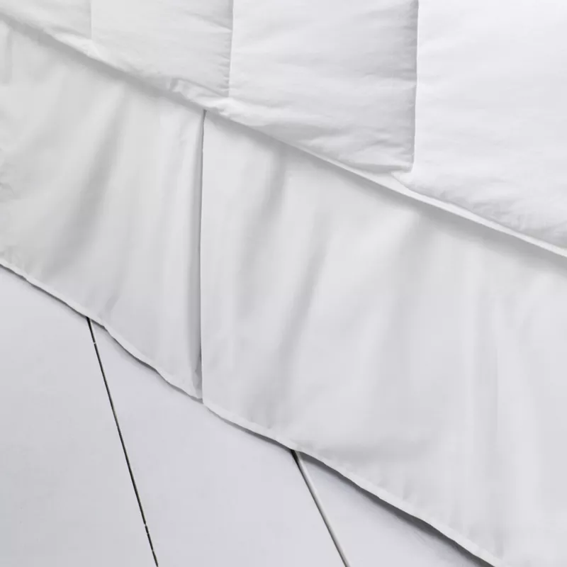 400 Thread Count Premium Supima Cotton No Iron Sateen Bedskirt, Front