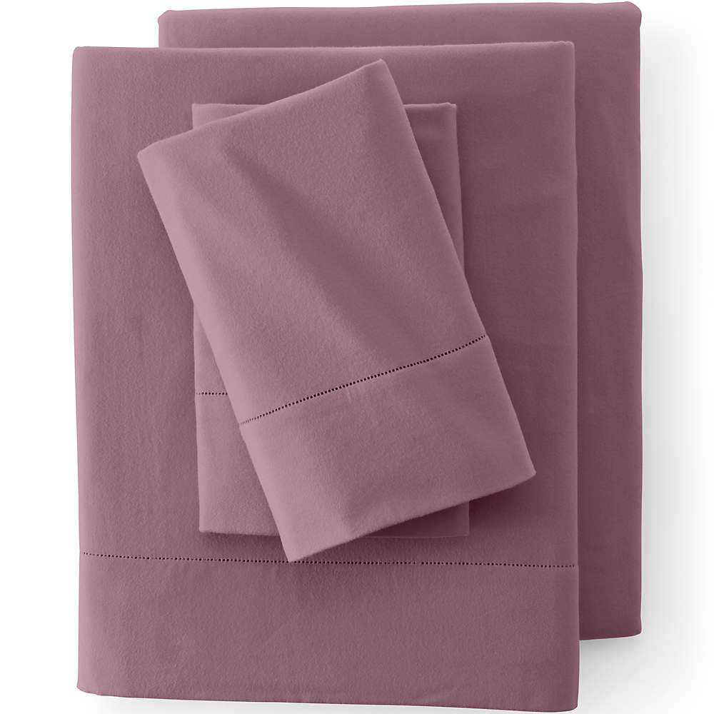 Luxe Supima Cotton Flannel Bed Sheet Set - 6oz, alternative image