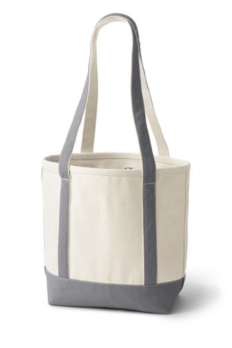 long handle canvas tote bag