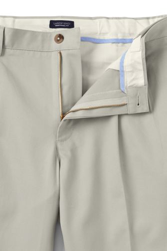 Men S Comfort Waist Pleated No Iron Chino Pants Pants Men S