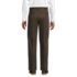 Men's No Iron Comfort Waist Traditional Fit Pleated Front Chino Pant, Back