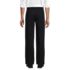 Men's No Iron Comfort Waist Traditional Fit Pleated Front Chino Pant, Back