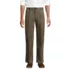 Men's No Iron Comfort Waist Traditional Fit Pleated Front Chino Pant, Front