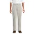 Men's No Iron Comfort Waist Traditional Fit Pleated Front Chino Pant, Front
