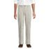 Men's No Iron Comfort Waist Traditional Fit Pleated Front Chino Pant, Front