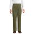 Men's No Iron Comfort Waist Traditional Fit Pleated Front Chino Pant, Front