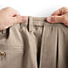 Men's Comfort Waist Pleated No Iron Chino Pants, alternative image