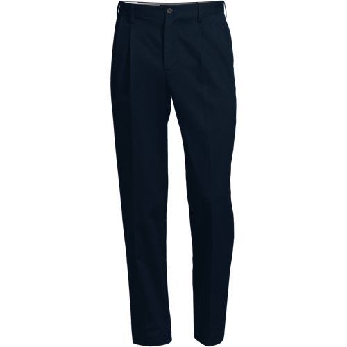 Men's Plain Front Wrinkle Resistant Chino Pants