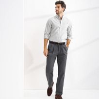 【2plan】Lander side banding slacks Pleat Side Adjuster Pants in Black