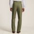 Men's No Iron Comfort Waist Traditional Fit Pleated Front Chino Pant, Back