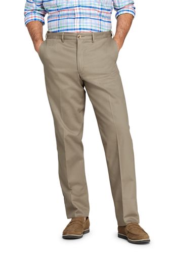 Men's Comfort Waist No Iron Chino Pants from Lands' End