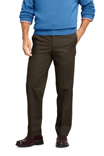 Men S Comfort Waist No Iron Chino Pants Lands End