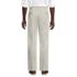 Men's No Iron Comfort Waist Traditional Fit Plain Front Chino Pant, Back