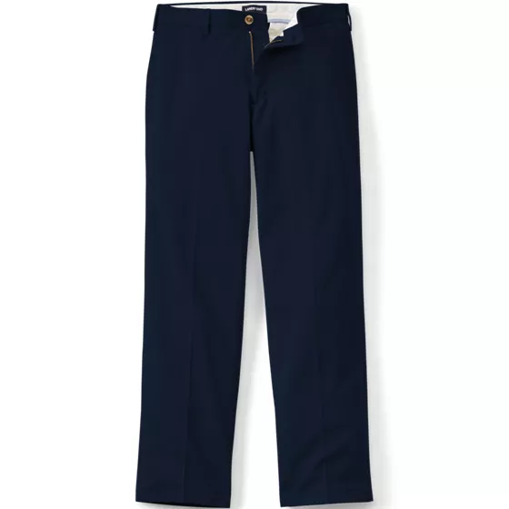 Big and Tall No Iron Comfort Waist Traditional Fit Chino Pant - primary