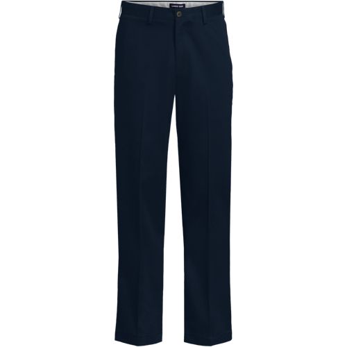 Chino Sans Pinces Facile d'Entretien Coupe Confort Ourlets Sur-Mesure,  Homme Stature Standard