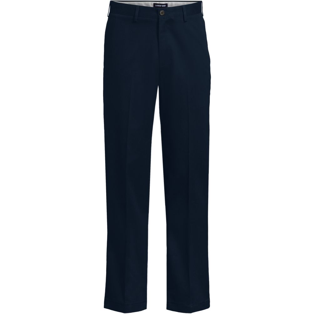 Men's Big and Tall Comfort Waist No Iron Chino Pants | Lands' End