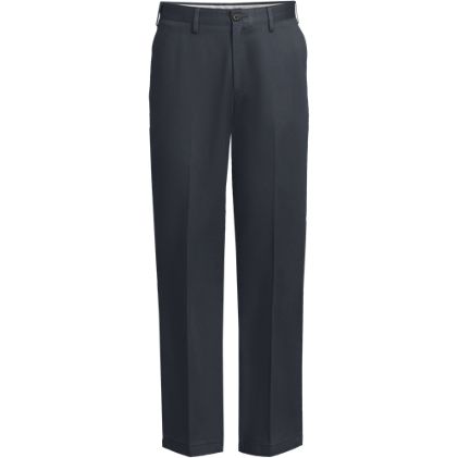 Men's No Iron Comfort Waist Traditional Fit Plain Front Chino Pant - primary