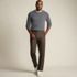 Men's No Iron Comfort Waist Traditional Fit Plain Front Chino Pant, alternative image