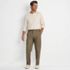 Men's No Iron Comfort Waist Traditional Fit Plain Front Chino Pant, alternative image