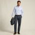 Men's No Iron Comfort Waist Traditional Fit Plain Front Chino Pant, alternative image