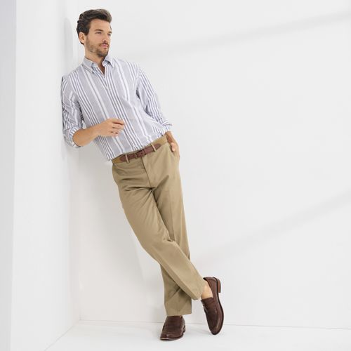 Mens Elastic Waist Pants