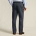 Men's No Iron Comfort Waist Traditional Fit Plain Front Chino Pant, Back