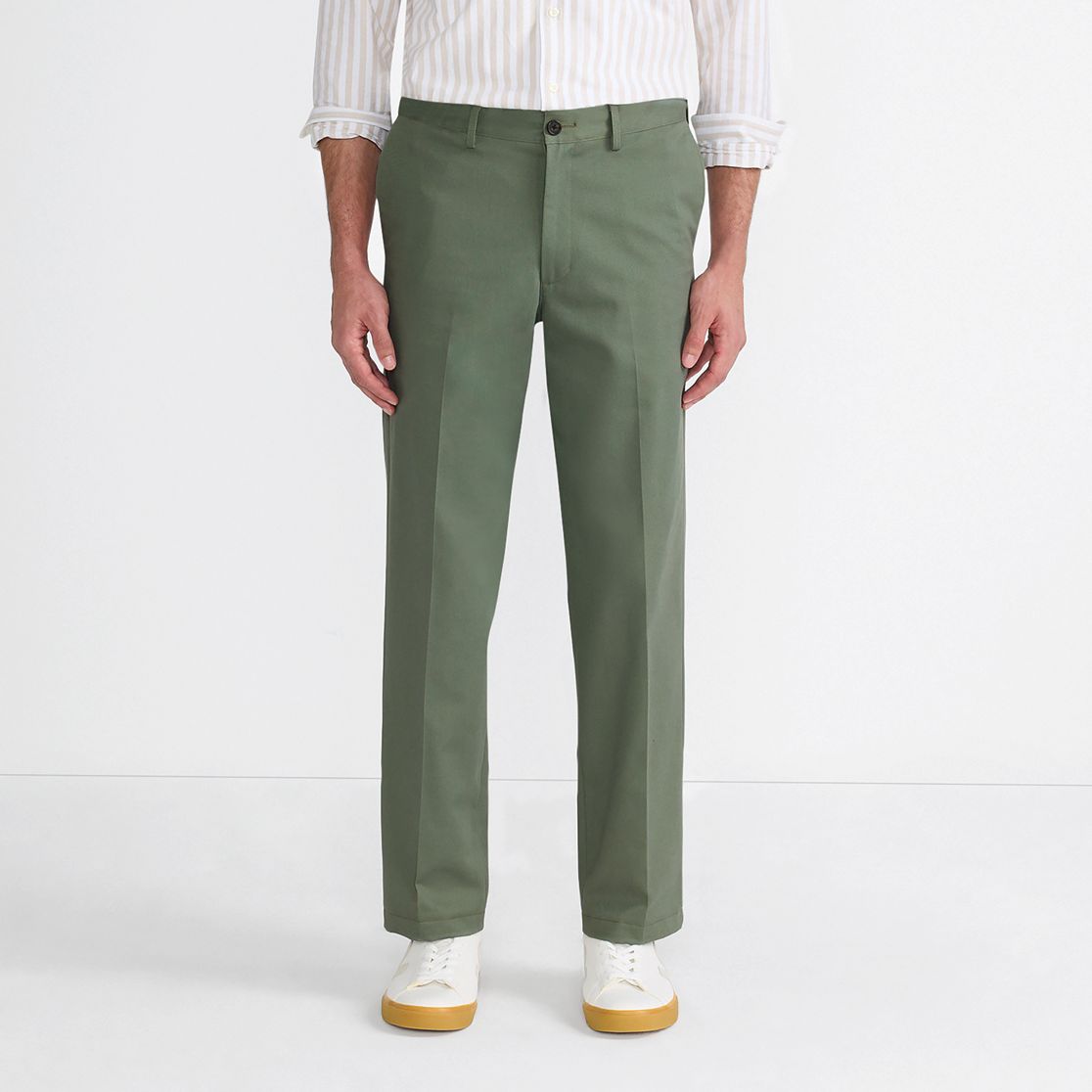 Men's Comfort Waist No Iron Chino Pants