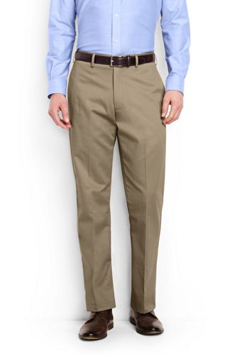 Men's Traditional Fit Plain No Iron Chino from Lands' End