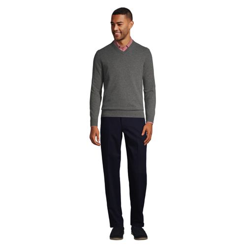 Chino Facile d'Entretien Coupe Classique Sans Pinces Ourlets Sur-Mesure, Homme Stature Standard image number 3