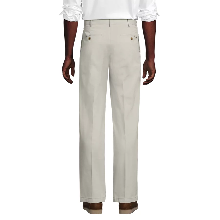 Men's No Iron Traditional Fit Plain Front Chino Pant view 2